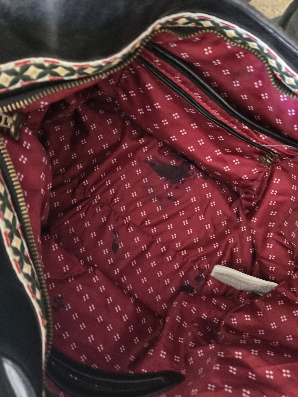 Desigual Embroidered Black Canvas Tote Bag with Floral & Animal Print - Picture 2 of 3